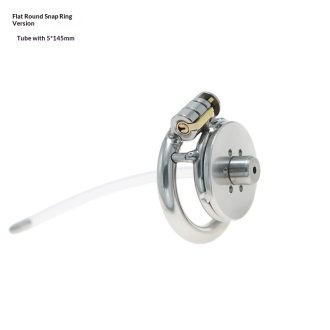 flat chastity lock CB chastity cleaner penis cage fake mother props sex tools adult toys 5mm novice