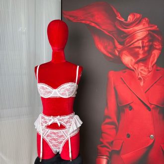 Pure Desire Low Waist Sexy Thong Bra Set for Women