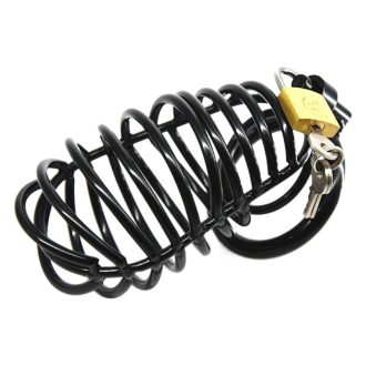 Large Stainless Steel Chastity Lock for Men - Secure Couple's Passion Tool