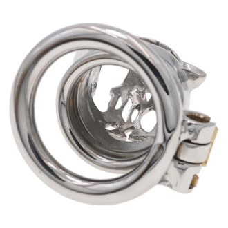 Stainless Steel Chastity Lock & Cleaner for Men's Outdoor Wear