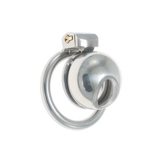 Durable Stainless Steel Chastity Lock Cage for Men - Secure & Comfortable Design for Extended Wear