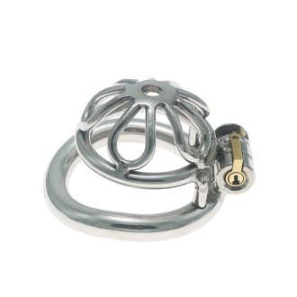 Stainless Steel Chastity Cage for Men - Secure Outdoor Wear Lock Pants Device