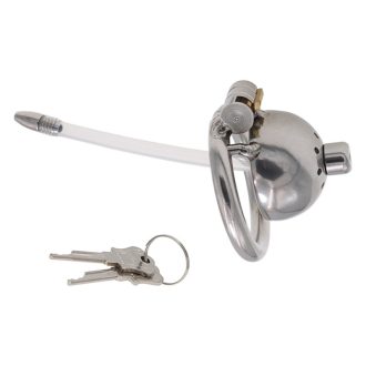 Stainless Steel Male Chastity Device for Discreet Wear