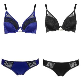 Honeycomb Cotton Sexy Bra & Briefs Set - Comfortable Steel Ring Adjustable Lingerie