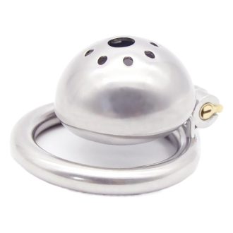 Male Chastity Cage with Urinary Catheter Option - Secure Lock Sex Toy for Enhanced Intimacy