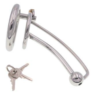 stainless steel catheter chastity lock chastity cleaner bird cage bondage alternative adult sex tool climax toy horse eye