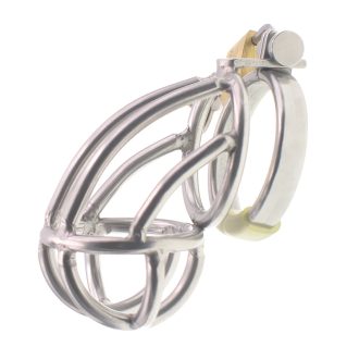 Stainless Steel Male Chastity Cage for Long-Term Wear