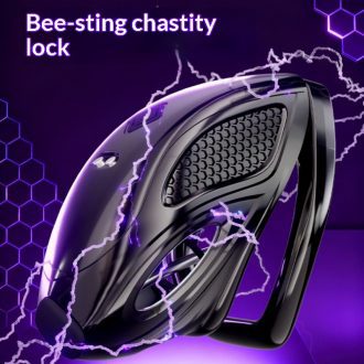 Bee Thorn chastity lock APP electric shock men's cb lock ring male sm toy training lock