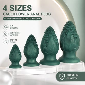 Extra Large Cauliflower Soft Male and Female Vaginal and Anal Dilatation Silicone Anal Plug