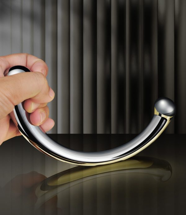 Double-ended metal anal plug (20/30/25/38mm)