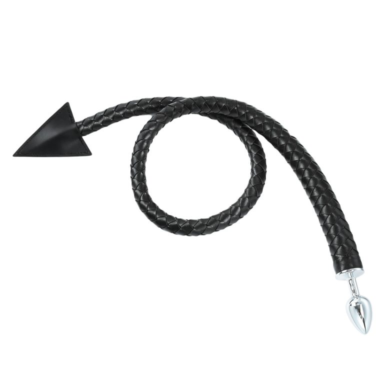 Hand braided extended devil tail（35mm） - Image 3