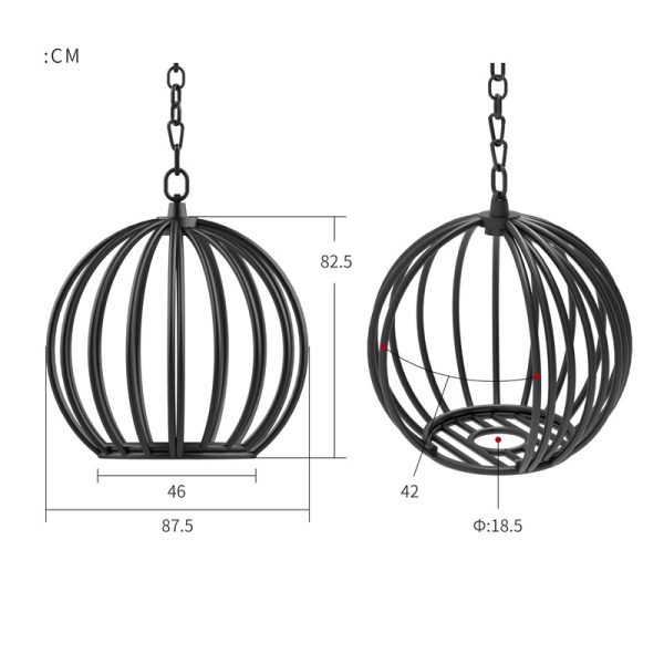 SM training iron cage (round hanging cage) - Image 4