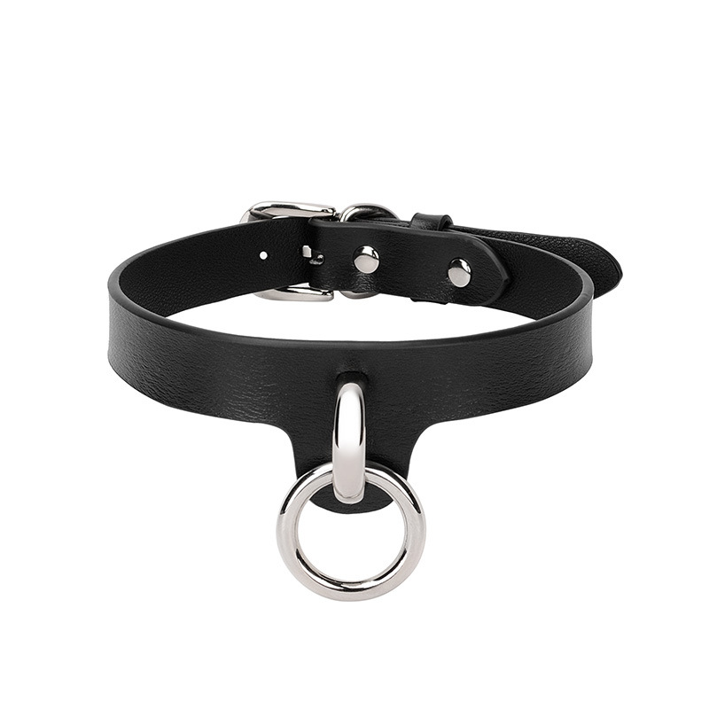 SM Genuine leather erotic training collar - Image 7