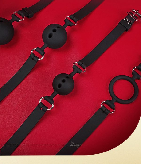 Women's deep throat ball gag (38mm/45mm/50mm) - Image 7