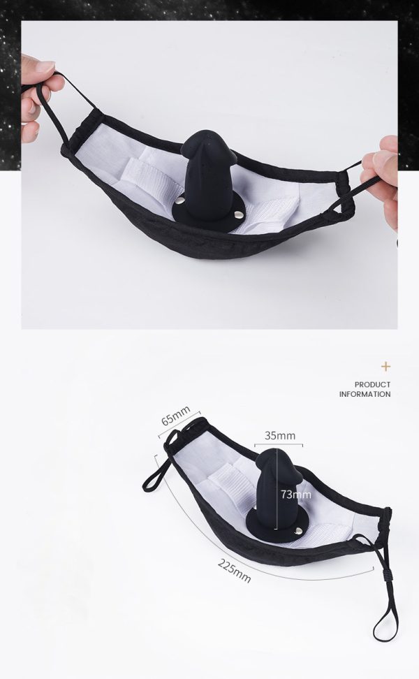 Dildo mouth gag (mask style) - Image 9
