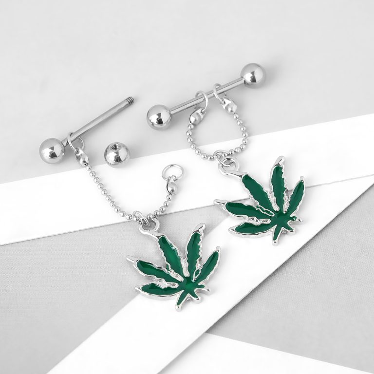 Stainless steel grass-shaped nipple nails - Image 5