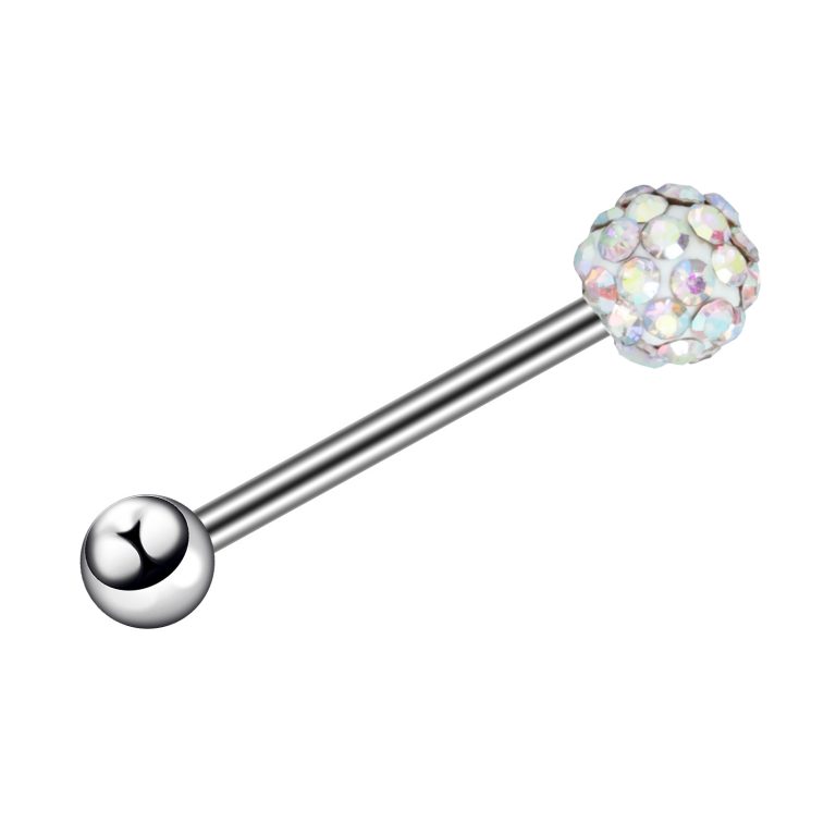 Colorful stainless steel diamond-encrusted tongue nails - Image 7
