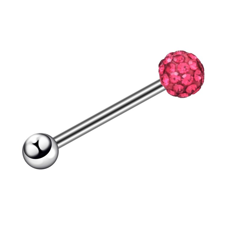 Colorful stainless steel diamond-encrusted tongue nails - Image 13