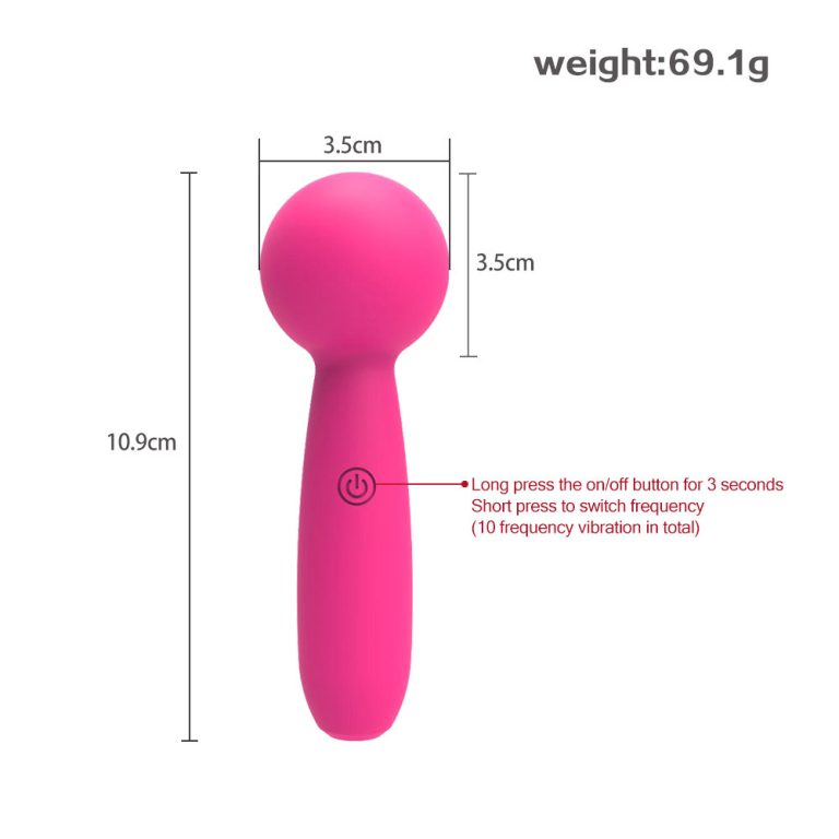 Small lightbulb type AV stick vibrator female masturbation device - Image 9