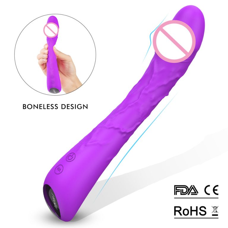 Rechargeable vibrating masturbation stick for women（purple） - Image 3