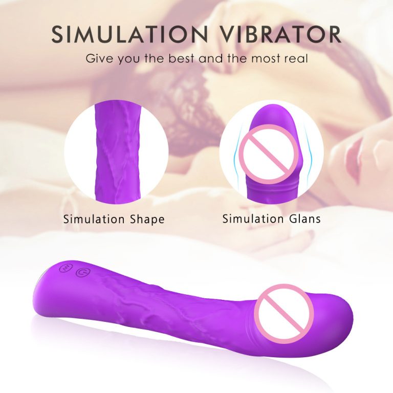 Rechargeable vibrating masturbation stick for women（purple） - Image 4