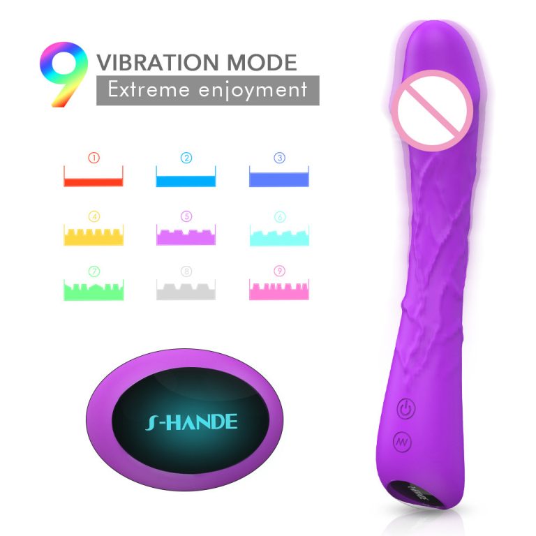 Rechargeable vibrating masturbation stick for women（purple）