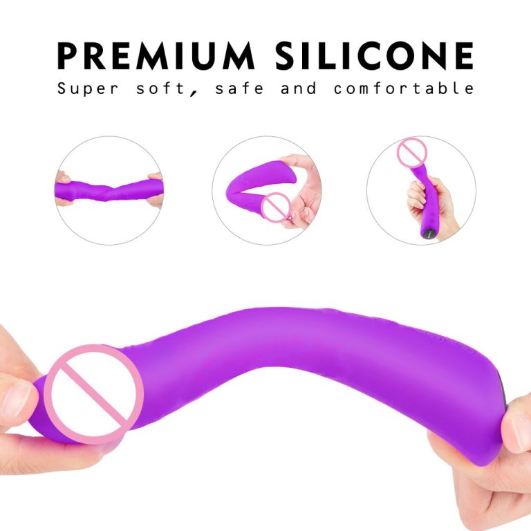 Rechargeable vibrating masturbation stick for women（purple） - Image 6
