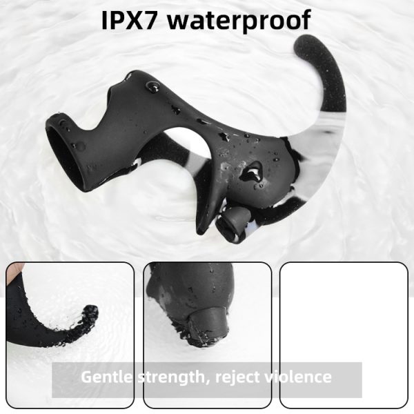 Men's silicone vibrating sperm locking ring - Image 7