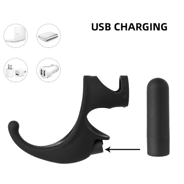 Men's silicone vibrating sperm locking ring - Image 8