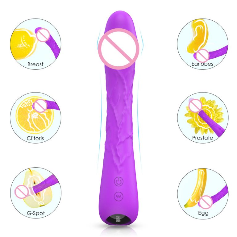 Rechargeable vibrating masturbation stick for women（purple） - Image 9