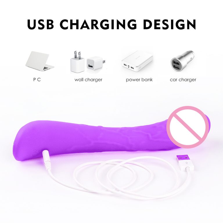Rechargeable vibrating masturbation stick for women（purple） - Image 10
