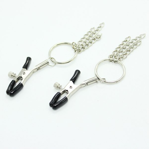 Erotic nipple clamps