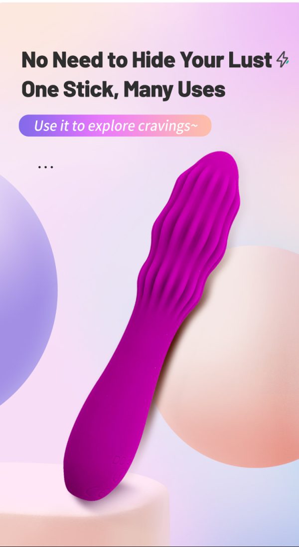 Female rotating wolf tooth sex massage stick - Image 4