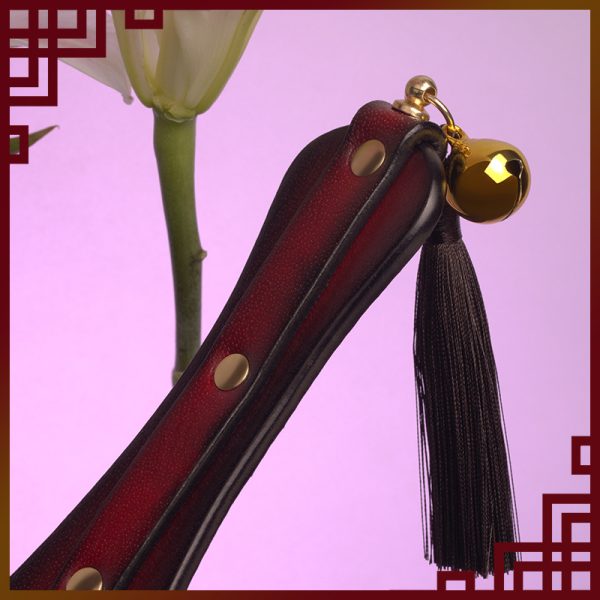 Genuine leather erotic round training whip - Image 4