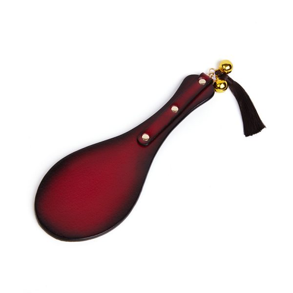 Genuine leather erotic round training whip