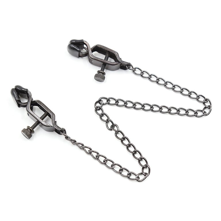 Erotic nipple clamps