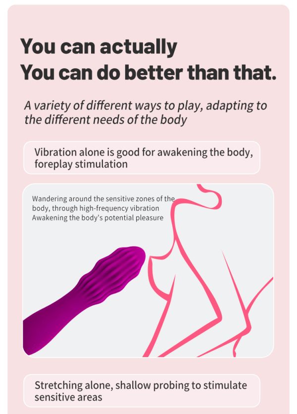 Female rotating wolf tooth sex massage stick - Image 8
