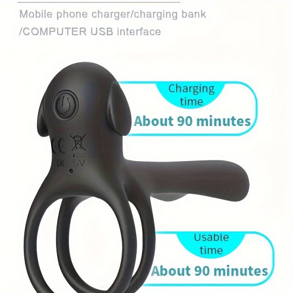 Men's delayed semen locking erotic massager - Image 9