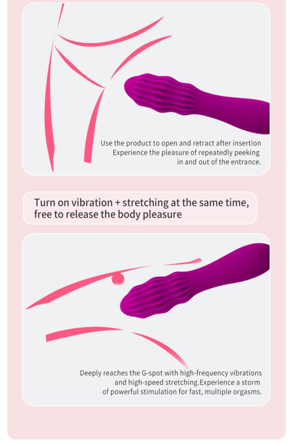 Female rotating wolf tooth sex massage stick - Image 9