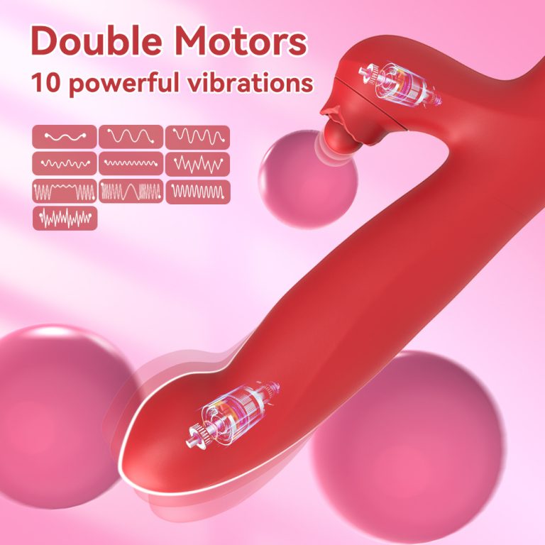 Peristaltic vibrating masturbation stick for women