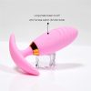 Wearable butt plug vibrating masturbator with app remote control