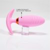 Wearable butt plug vibrating masturbator with app remote control