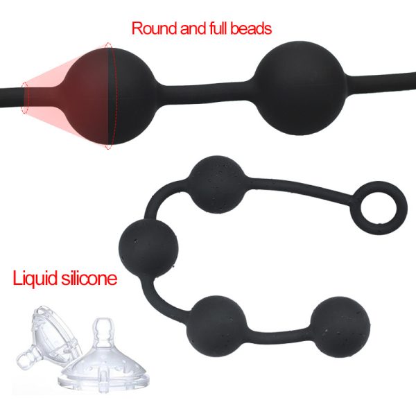 Exposed silicone anus beads for anal dilation - Image 6