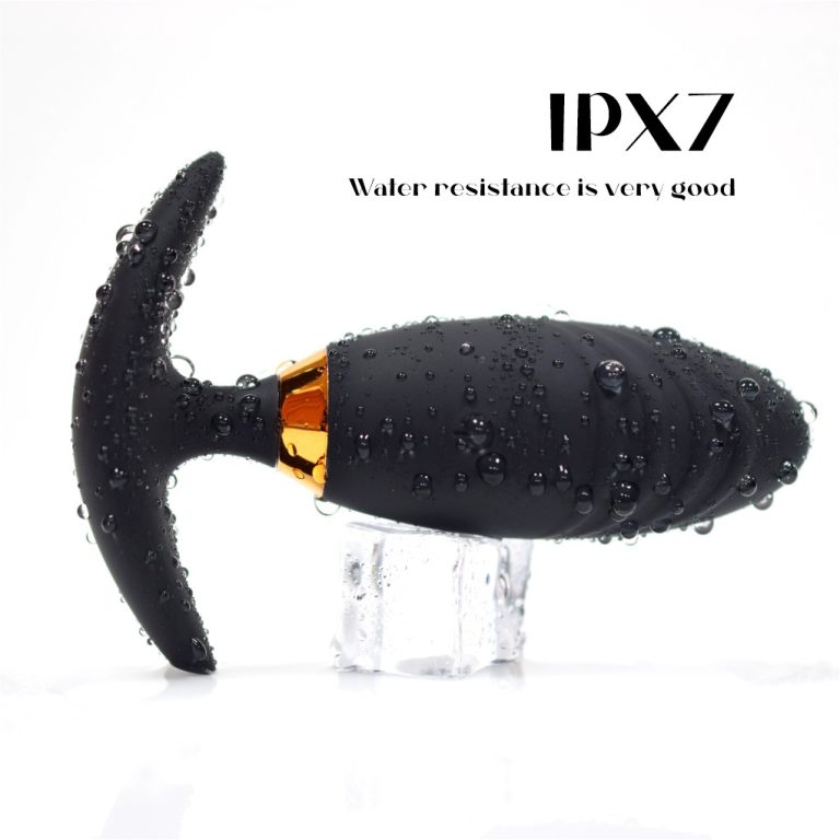 Wearable butt plug vibrating masturbator with app remote control