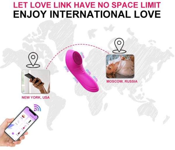 New Vibrating APP Remote Control Vibrator for Women, Invisible Wearable Magnetic Buckle Masturbator