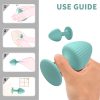 Green Mushroom Head Silicone Butt Plug (3 Pack)