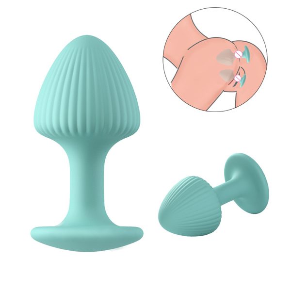 Green Mushroom Head Silicone Butt Plug (3 Pack)