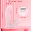 Wearable remote control sucking and vibrating masturbator