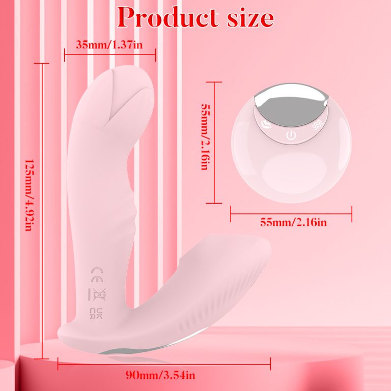 Wearable remote control sucking and vibrating masturbator