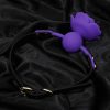 Rose flower erotic silicone gag ball